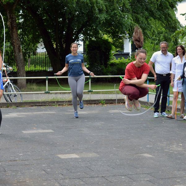 "Jump Rope" bei Sport im Park in Aachen 2025 | Foto: © Stadt Aachen/Andreas Schmitter